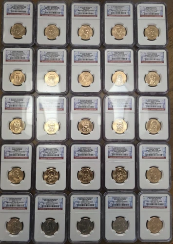 Presidential Dollar NGC slabbed and Graded BU.