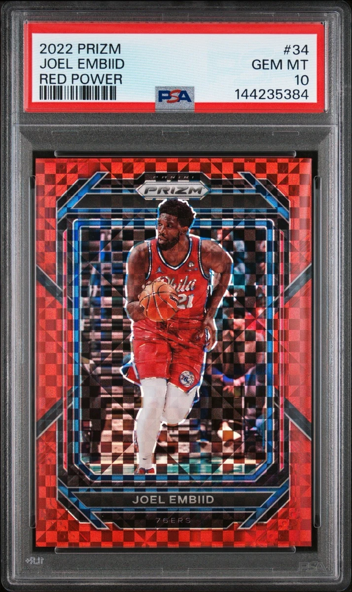 Joel Embiid Professional Sports Authenticator (PSA) Basketball