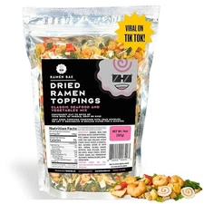 The Ramen Bae - Classic Seafood and Vegetables MIx, Dried Ramen Toppings - 14oz