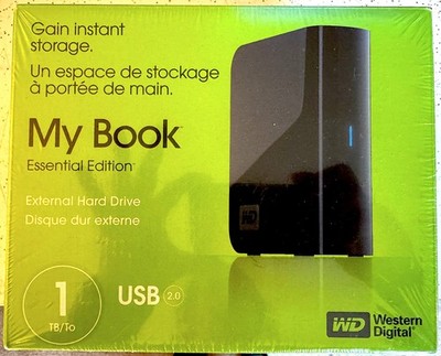 Western Digital My Book Essential 1TB Vintage Sealed 2007