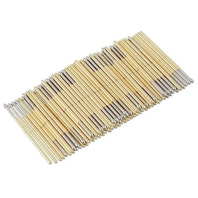 100 PCS P100E2 Test Pins Brass Pogo Pin Dia 1.5mm Conical Head Tools Tester