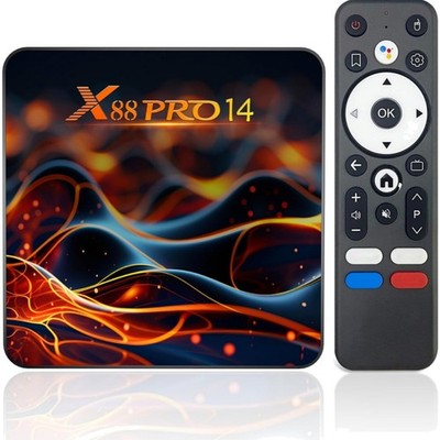 Android 14 TV Box 2GB RAM 16GB ROM 4K UHD Ethernet Wi-fi HDMI