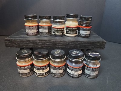 ABA Model Master Enamel Paint 10 Pack Neutral Colors! See Details & Pictures!