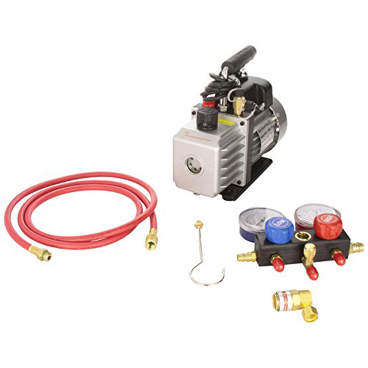 FJC KIT6 Vacuum Pump & Manifold Gauge Set