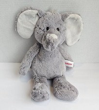 Aurora Lopsie Lulus Gray Elephant Plush Lovey Floppy Ears Trunk Up 2018 13"