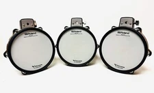 Set of 3 Roland PDX-100 10” Mesh Snare Tom Pad PDX100
