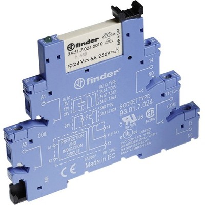 Finder 38.61.7.012.5050 Relaisbaustein Nennspannung: 12 V/DC Schaltstrom (max...