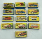 13 Vintage Matchbox and Matchbox Superfast Empty Boxes