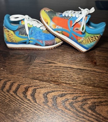 Loewe Flow Runner 2.0 sneakers in Printed Canvas    8.5 woman