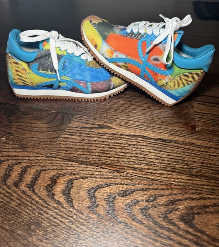 Loewe Flow Runner 2.0 sneakers in Printed Canvas    8.5 woman