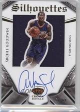 2014-15 Panini Preferred Silhouettes Auto 51/60 Archie Goodwin #286 Auto 0o9