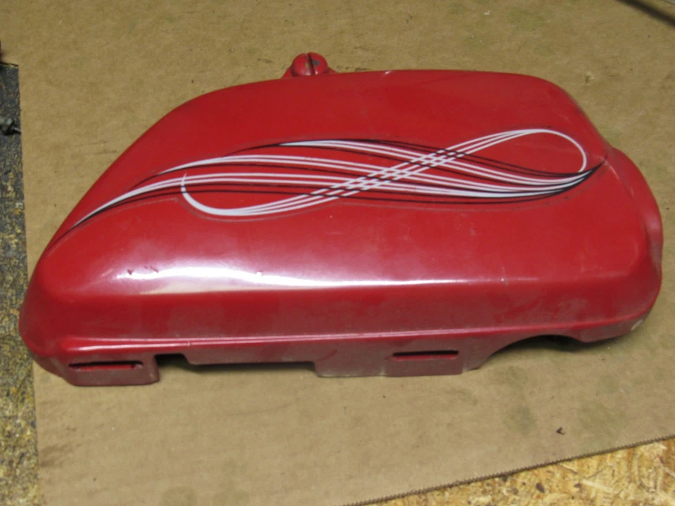 Honda CB350 F 350 1973 cuatro izquierda cubierta lateral cubierta lateral panel carrocería Foto 3 de 4