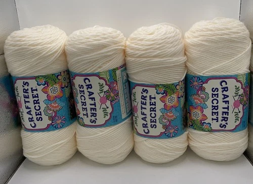 Crafter’s Secret MAGNOLIA WAY Yarn-4 SKEINS-199g/7 ozs/355 yds-Acrylic-4 Med - product listing photo
