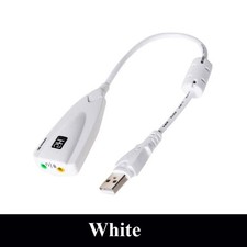 5HV2 stereo 7.1 channel with cable sound card USB sound card Computer games
