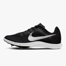 Nike Zoom Rival Distance Track Spikes Cleats Black/White DC8725-001 M Size 11.5
