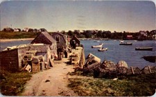 Cape Cod Massachusetts MA: ESCENA DE PESCA j/26 BG3005