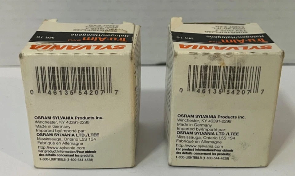 Sylvania Tru-Aim MR16 Bombilla Halógena Bajo Voltaje GU5 3 Base Bi-Pin Foto 3 de 4