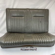 87-93 Ford Mustang Convertible Rear Seat Leather Gray Oem 87-93 Ford Mustang Convertible Rear Seat Leather Gray Oem