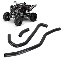 ATV Radiator Coolant Hoses Silicone for Raptor 700 700R YFM 700 700R 2006 Black