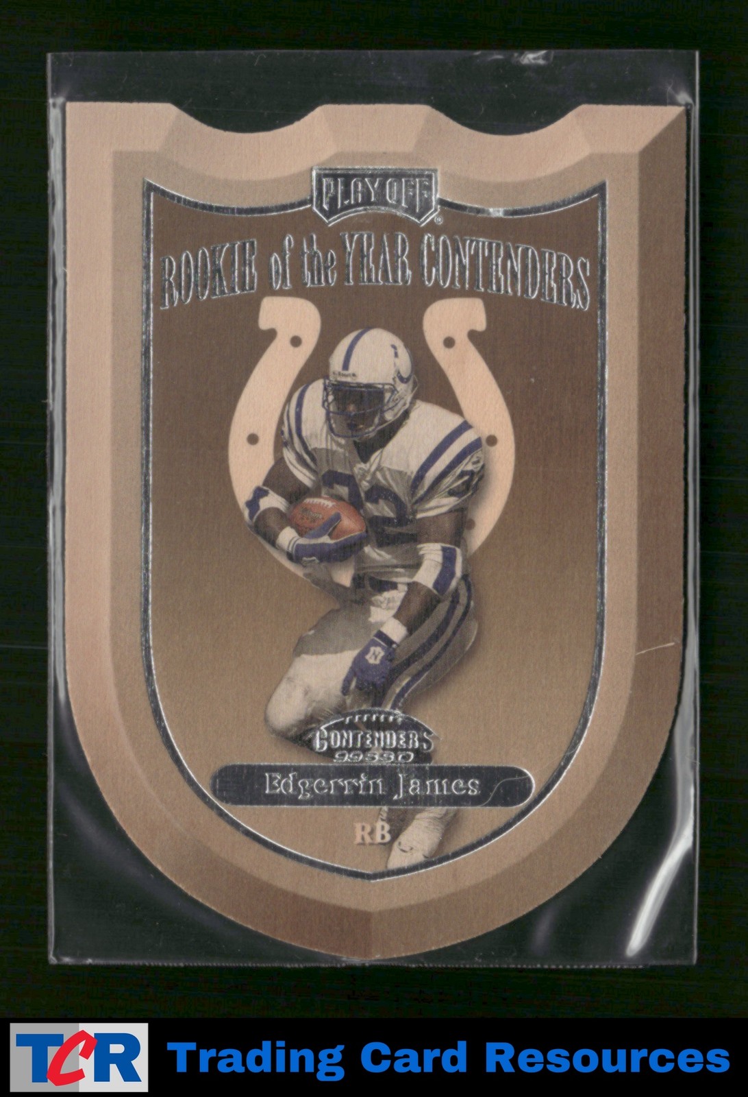 Edgerrin James Playoff Contenders R.O.Y. Contender #6 Base
