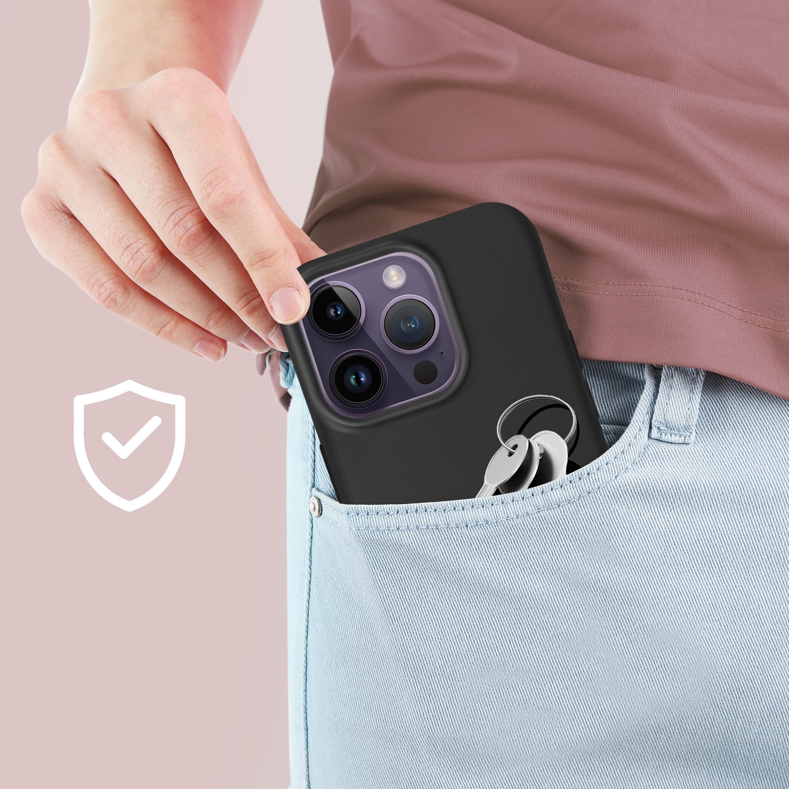 Coque iPhone 14 Pro Max mat pour préserver votre écran au bureau - 3