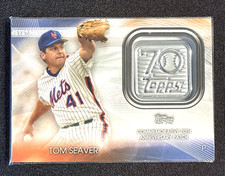 2021 Topps - Tom Seaver - 70th Anniversary Manufactured Logo Patch #70LP-TS