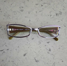VOGUE VO 3643 512 Silver Metal Rectangular Full Rim Eyeglass Frames 51-16-130