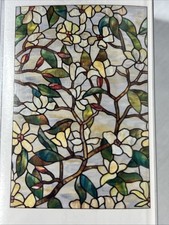 Artscape Brand Decorative Window Film Summer Magnolia Stained Glass Effect