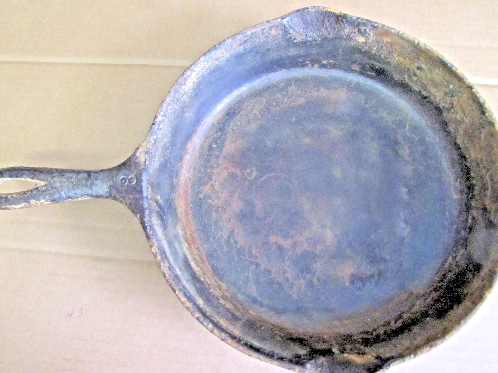 Wagner Ware 10" Fry Pan 1058C Cast Iron Cook Ware