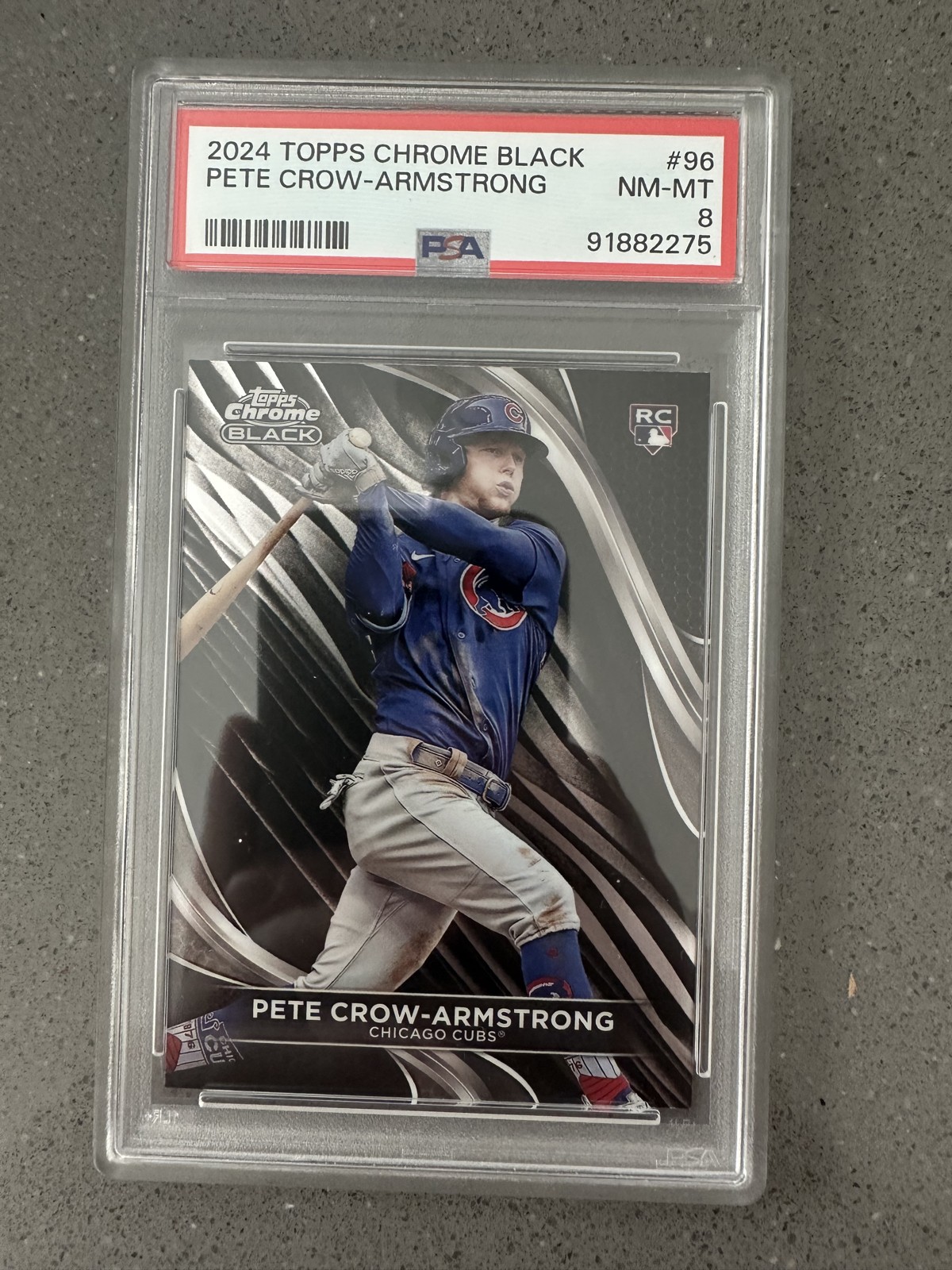 2024 Topps Chrome Black - Pete Crow-Armstrong #96 (RC)