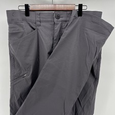 Orvis Media Tech Pants Mens 32x34 Gray Water Repellant Stretch Comfort