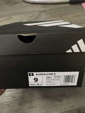 adidas Runfalcon 5 Men's Running Shoes Grey/Black Size 9