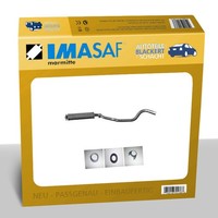 Imasaf Auspuff Msd, Mitteltopf für Opel Ascona C 1.6 D 40KW Bj. 86-88