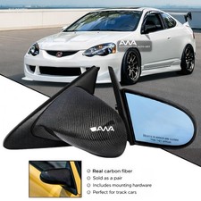 For 02-06 Acura Rsx Dc5 Spoon Style Carbon Fiber Manual Side View Mirrors For 02-06 Acura Rsx Dc5 Spoon Style Carbon Fiber Manual Side View Mirrors