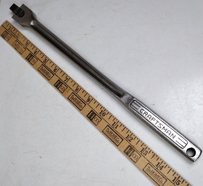 #ad Craftsman 15quot; Swivel Head Breaker Bar 1 2quot; Socket Wrench VV 44201 Forged in USA $29.99