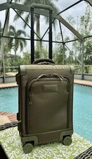 NEW Dagne Dover Seattle Moss Green 20.5" Carry On Rolling Suitcase (MSRP-$595)