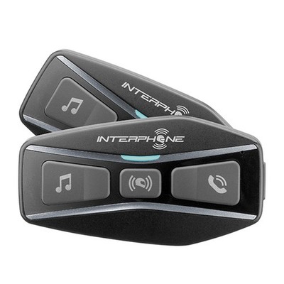 GEGENSPRECHANLAGE UCOM 4 SLIM LOOK DOPPELPACK BLUETOOTH MOTORRAD BIKE SPRECHANLAGE HEADSET