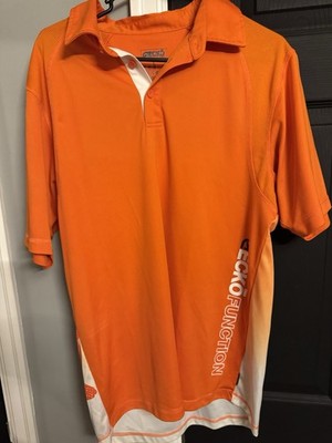 Ecko Function Golf Polo  Orange Fade  - Size L - Preowned 