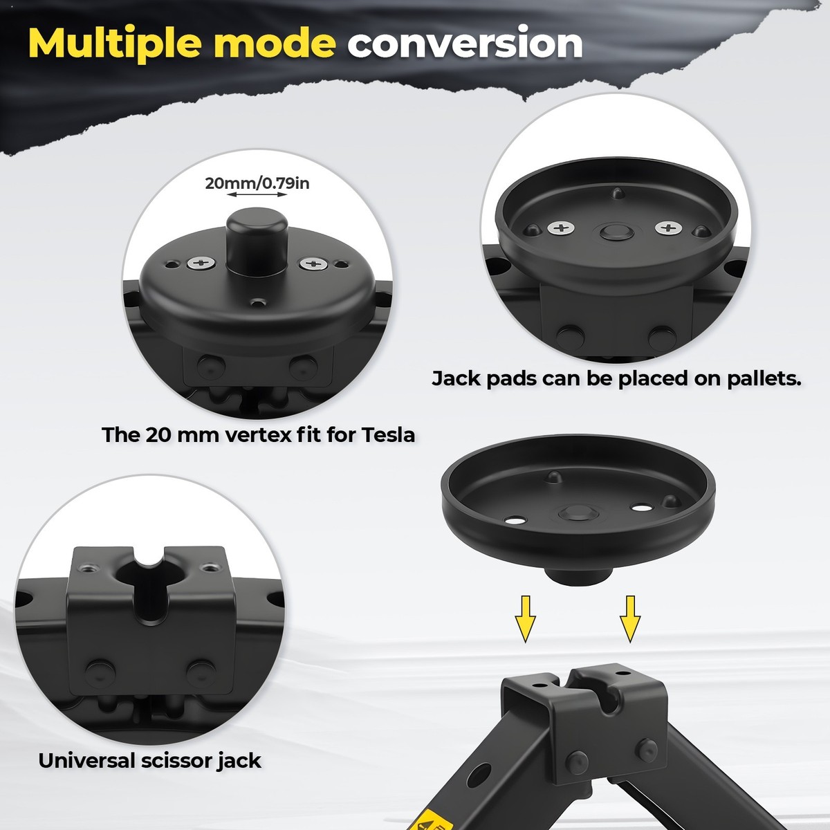 3TON FOR MERCEDES GLC GLK TRUNK SCISSOR JACK LIFT SUPPORT SPARE