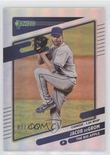 2021 Donruss Variation Career Stat Line 37/105 Jacob deGrom (The Big Apple) ub6