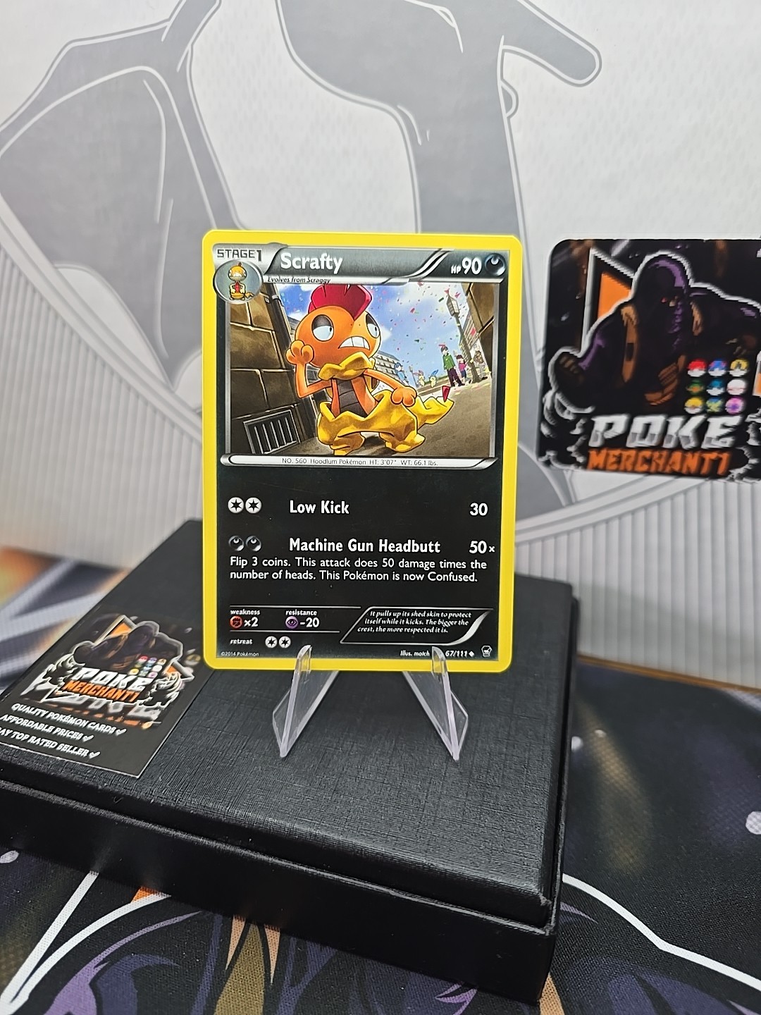 Scrafty 67/111 BD2 Uncommon Mint Pokemon Card