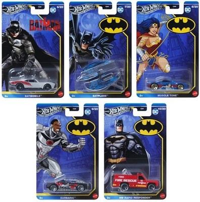 Hot Wheels バットマン Amazon.com: Hot Wheels Batman 2022 Batmobile Complete Bundle of 5