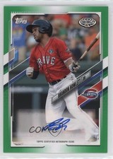 2021 Topps Pro Debut Green Auto 10/99 Brandon Howlett #PD-105 Auto 0nr3