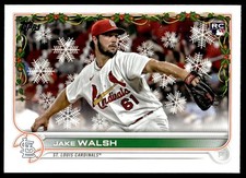 2022 Topps Holiday Jake Walsh Rookie St. Louis Cardinals #HW42