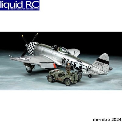 Tamiya USA TAM25214 1/48 P-47D Thunderbolt Bubbletop Plastic Model Kit