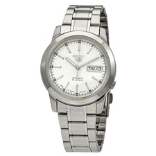 Seiko 5 SNKE49J1 Classic Automatic white Dial 36mm New Full Set Men  s Watch