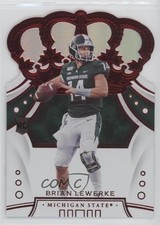 2020 Panini Chronicles Draft Picks Crown Royale Mirror Red Brian Lewerke #90 6f5
