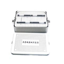Best Aluminium Alloy Sterilization Tray Box Case Sinus Endoscope 360*260*90mm