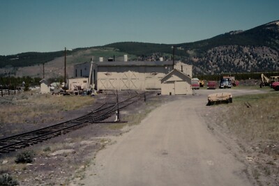 altes DIA Leadville Colorado & Southern RR Roundhouse 1989 USA den-S7-8