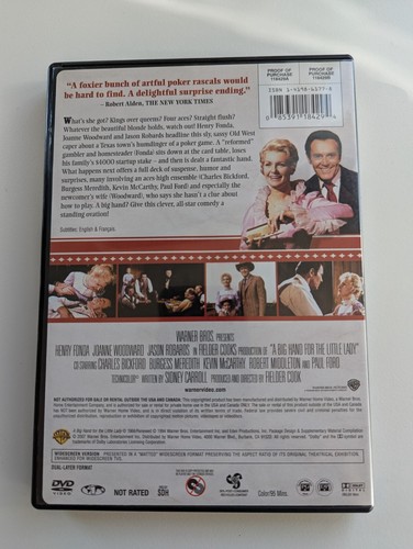 A Big Hand for the Little Lady (DVD, 1966) Region 1 - Foto 2 di 2